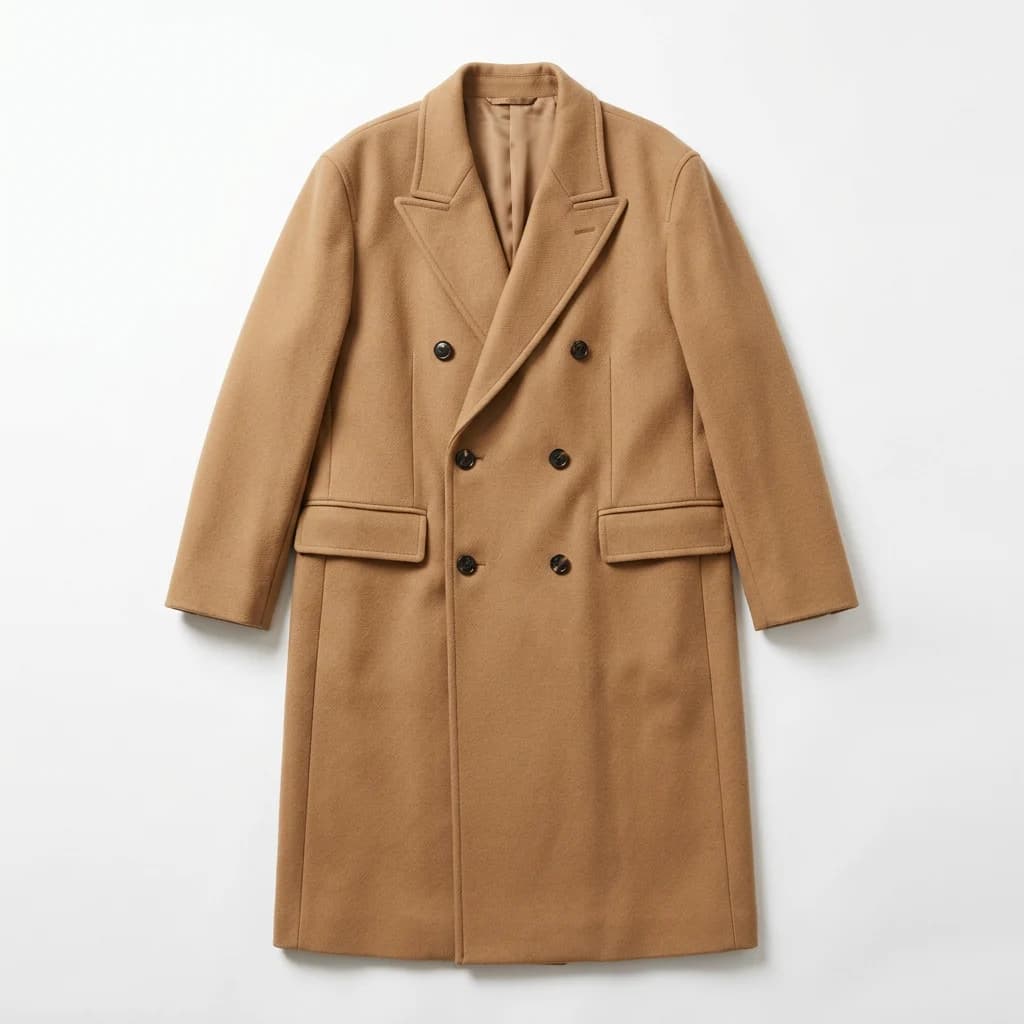 Camel wool coat
